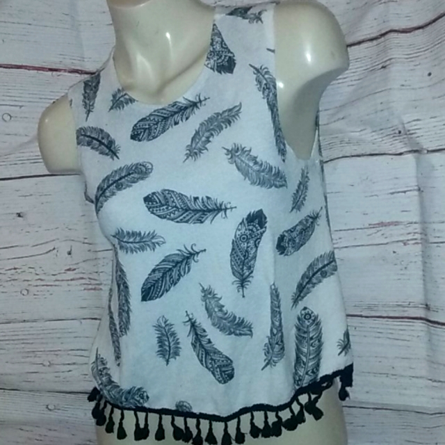 Boho Feather Top